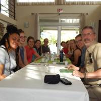 First night at Allamanda Bed and Breakfast in Petionville, Haiti